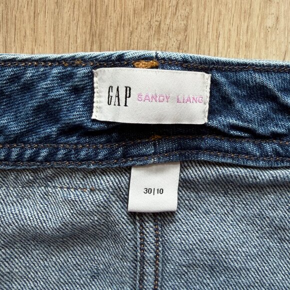 Gap x Sandy Liang Pleated Denim Skirt - Picture 8 of 9